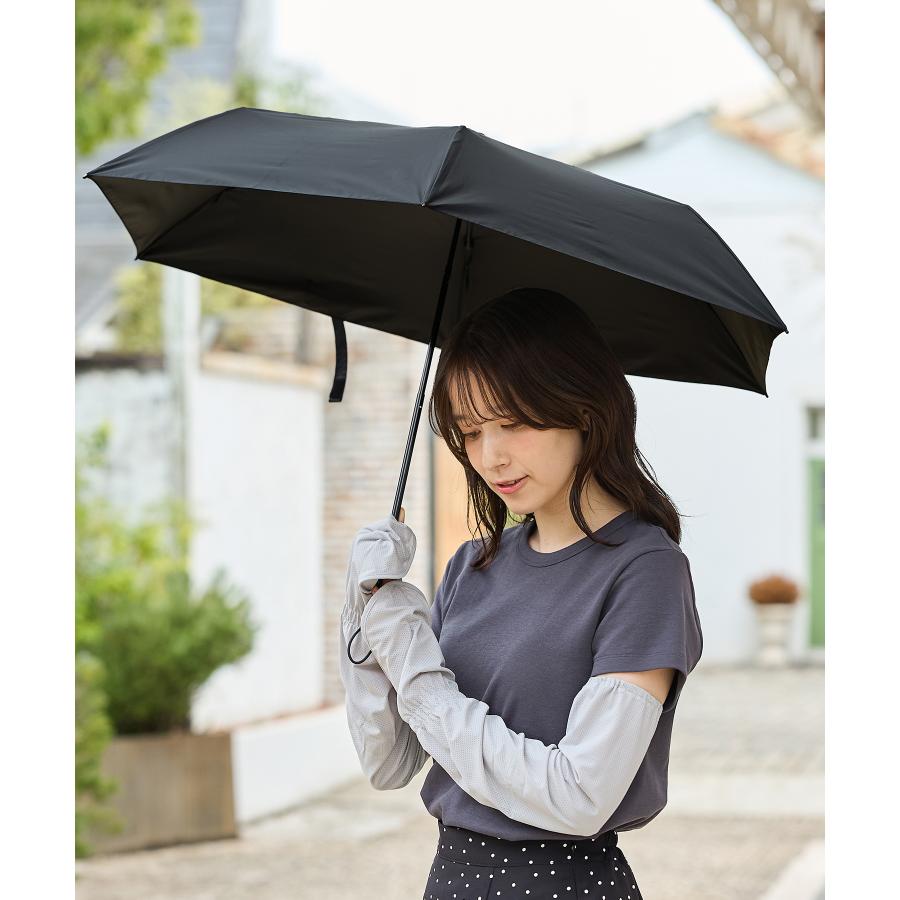 Honeys（ハニーズ） 傘 折り畳み傘 晴雨兼用 UVカット 軽量 無地 ネコ