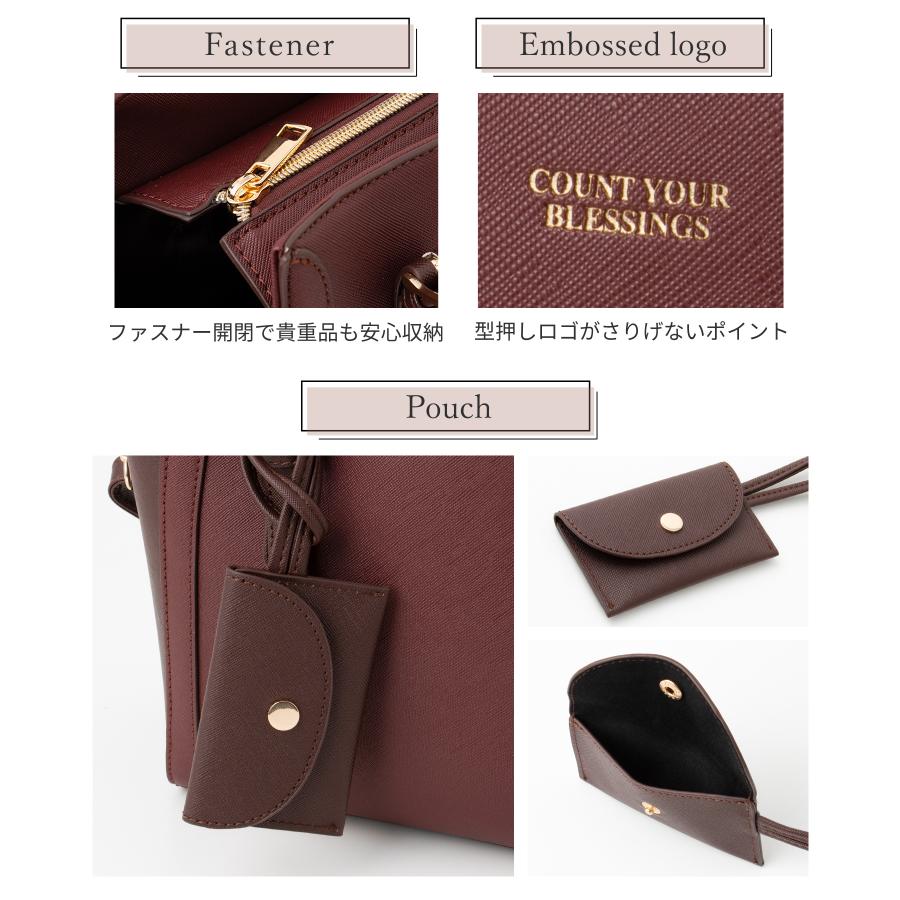 Honeys バッグ ショルダーバッグ 小さめ 大人 レディース