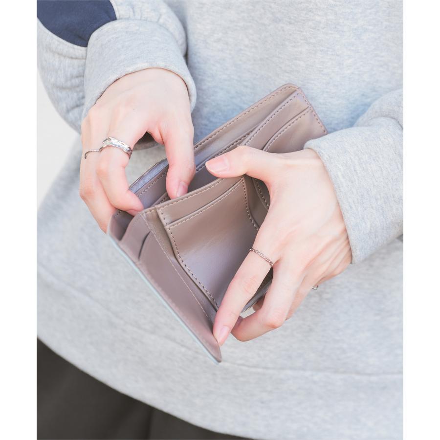 Honeys 財布 ミニ財布 三つ折り ウォレット リボンモチーフ付き Honeys 財布 ミニ財布 三つ折り ウォレット リボンモチーフ付き