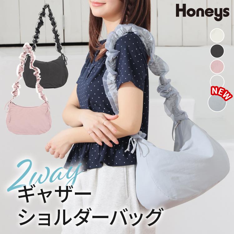 Honeys（ハニーズ） ショルダーバッグ バッグ 鞄 2way ギャザー
