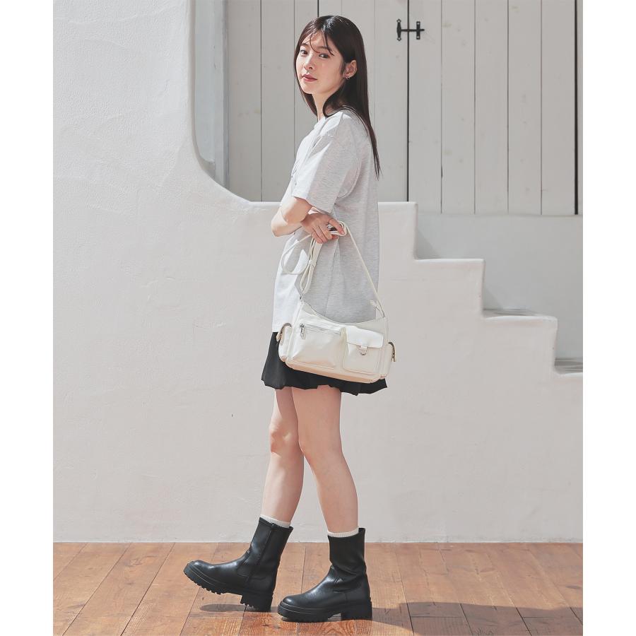 Honeys（ハニーズ） ショルダーバッグ バッグ 鞄 アウトポケット 合皮