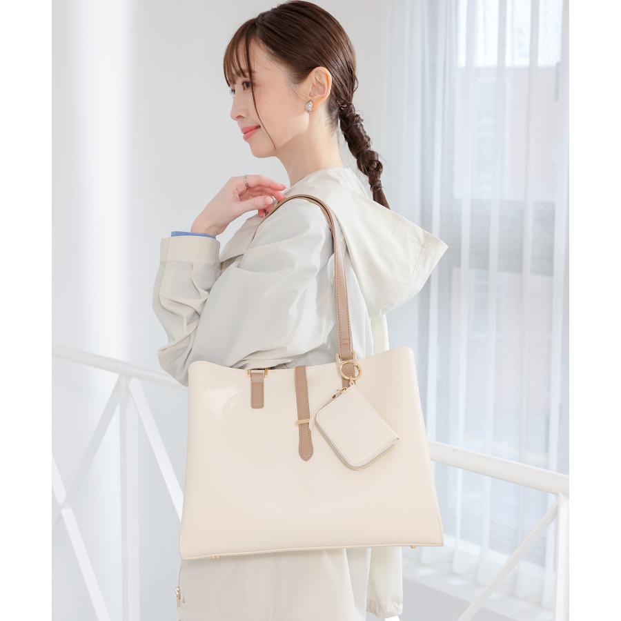 Honeys（ハニーズ） トートバッグ バッグ 鞄 A4サイズ対応 ポーチ付き