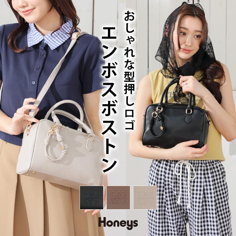 Honeys（ハニーズ） ハンドバッグ バッグ 鞄 ボストンバッグ 合皮