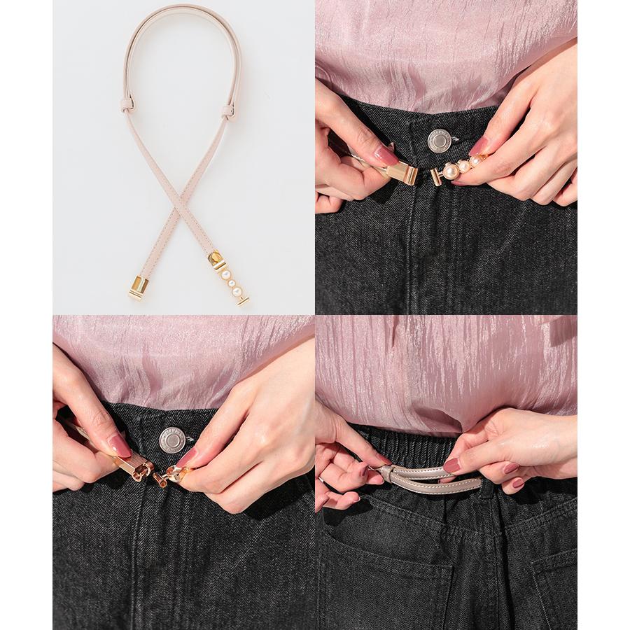 Honeys（ハニーズ） ベルト ナローベルト 細ベルト フェイクレザー