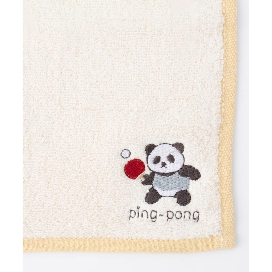 Honeys（ハニーズ） ハンカチ タオルハンカチ ミニタオル 刺繍 綿100