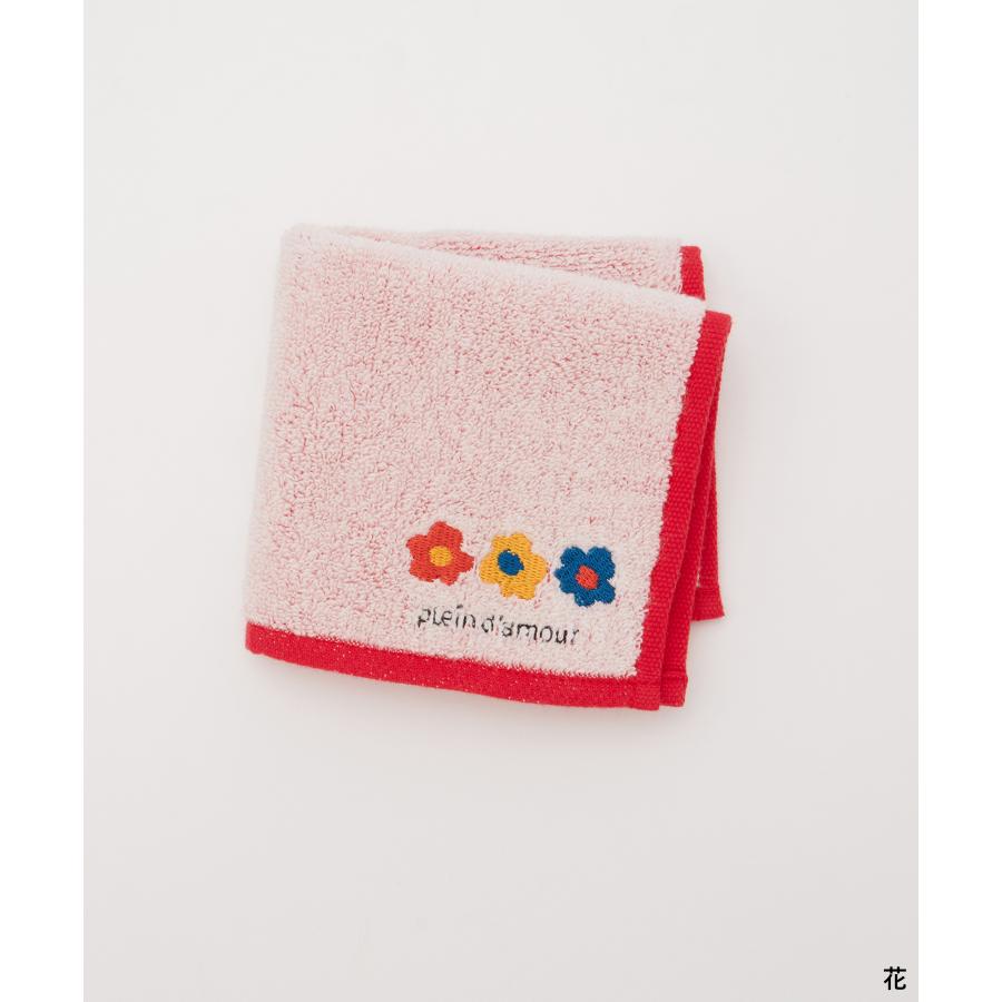 Honeys（ハニーズ） ハンカチ タオルハンカチ ミニタオル 刺繍 ワン