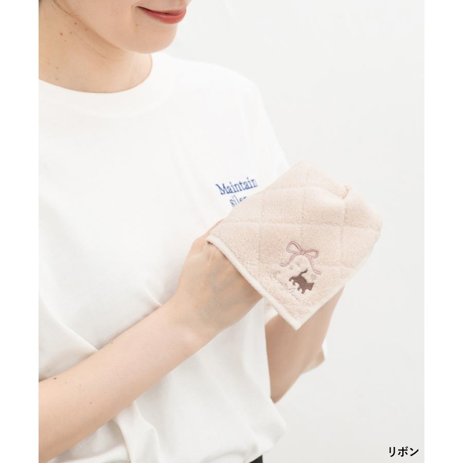 Honeys（ハニーズ） ハンカチ タオルハンカチ ミニタオル 刺繍 ワン