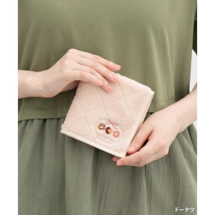 Honeys（ハニーズ） ハンカチ タオルハンカチ ミニタオル 刺繍 ワン