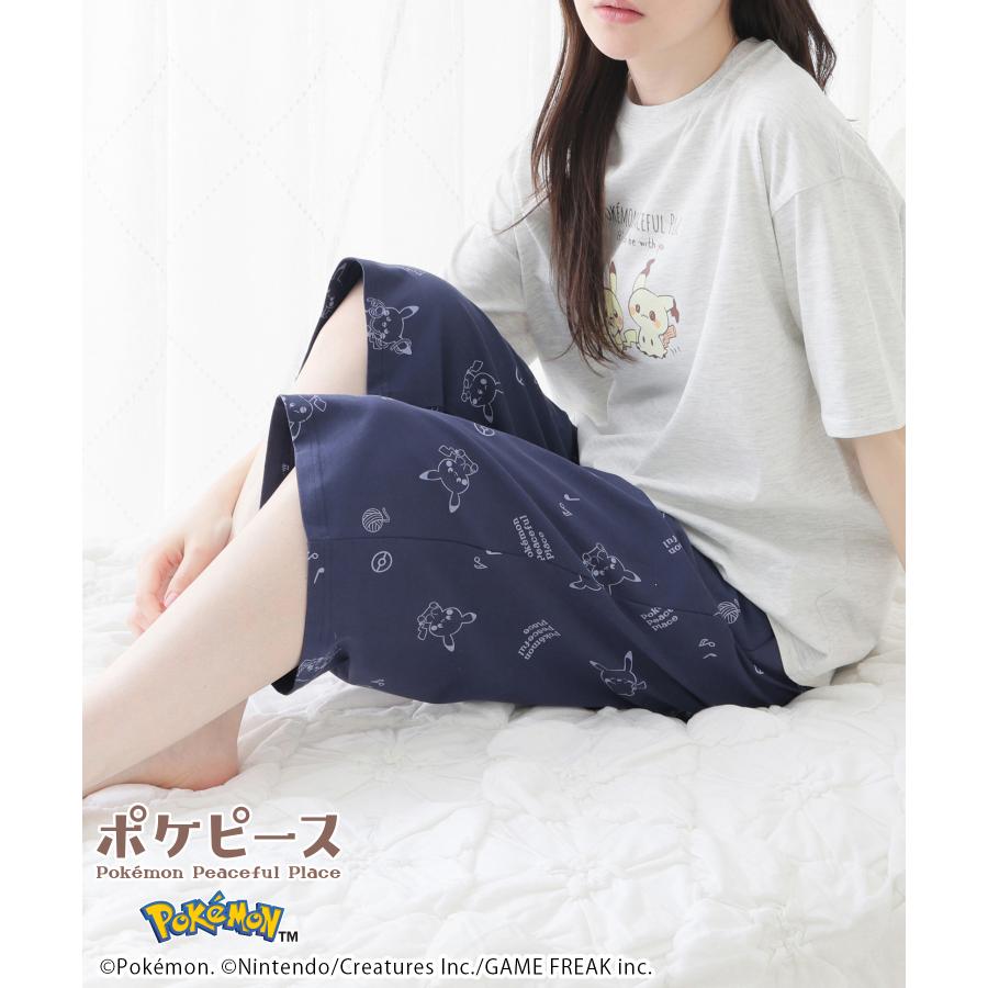 Honeys（ハニーズ） ルームパンツ 8分丈パンツ ポケモン ポケピース