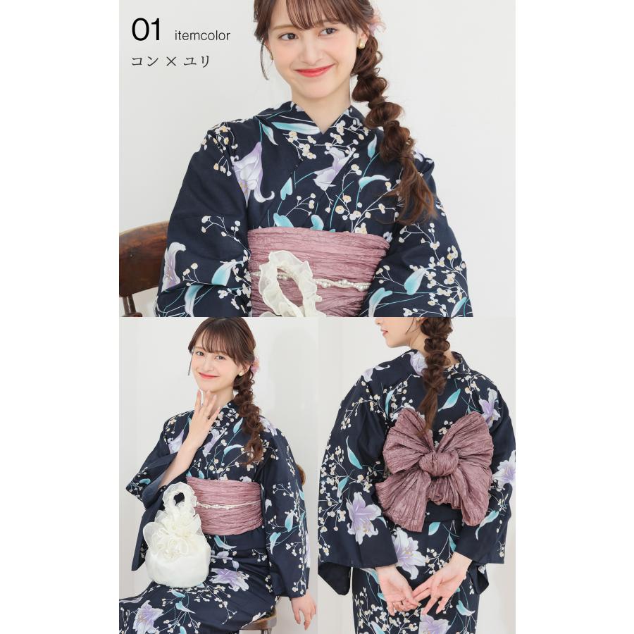 夏のセール10.000→8000円　浴衣　未使用　ネイビー　ハロウィンみたいな柄 Honeys（ハニーズ） 浴衣 ゆかた 2026浴衣 レトロ 古典柄 花火大会 夏