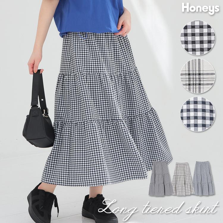Honeys（ハニーズ） ボトムス ロングスカート ロング丈 大きいサイズ