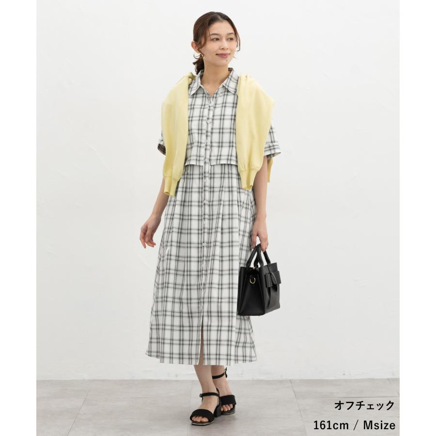 Honeys（ハニーズ） ワンピース ロング丈 スタッフコラボ スキッパー衿