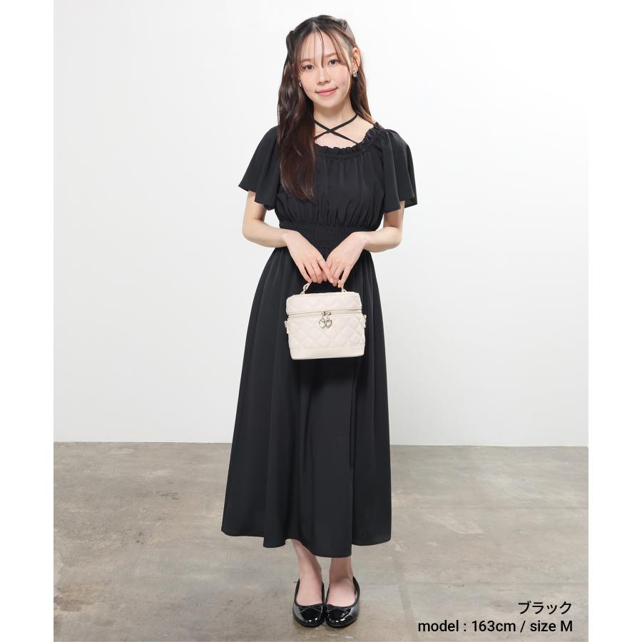 Honeys（ハニーズ） ワンピース 半袖 ロング丈 大きいサイズ 2way