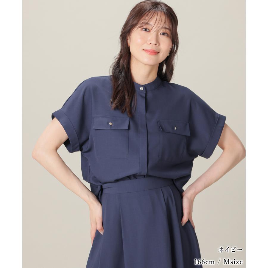 POLA 制服　半袖　7部丈　ブラウス　カーディガン　セット POLA 制服 半袖 7部丈 ブラウス カーディガン セットの通販 by 358｜ラクマ