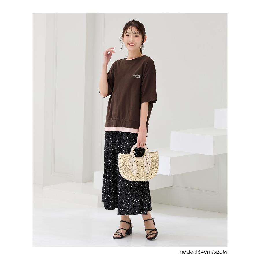 Honeys（ハニーズ） トップス カットソー 半袖 コットン 綿 UVカット