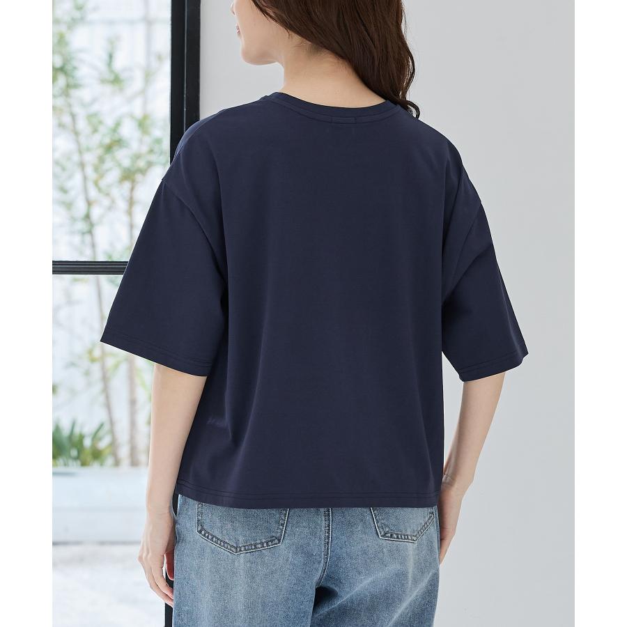 半袖 Tシャツ お洒落 レディース トップス カットソー ティシャツ ネイビー KOEISTORE（コウエイストア） カットソー レディース 半袖 トップス 紺
