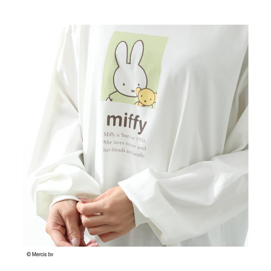 トップス ｔシャツ ロンｔ 長袖 Uvカット 綿100 イラスト 春 Honeys Sale 69 Off 冬 ハニーズ 秋 ミッフィーｔシャツ レディース