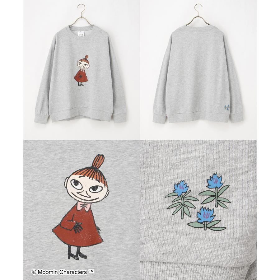 Honeys トップス スウェット 長袖 ムーミン 刺繍 プリント