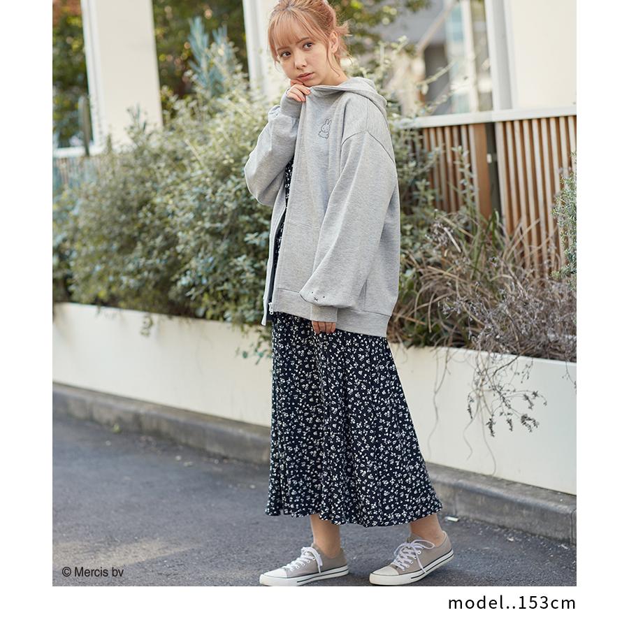 パーカー ジップパーカー フード トップス スウェット 刺繍 イラスト レディース 秋 冬 Sale セール Honeys ハニーズ ミッフィーパーカー 最大69 Offクーポン