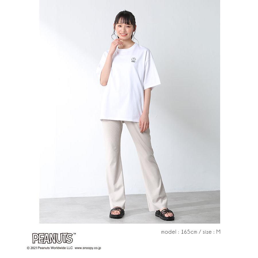 トップス Tシャツ 半袖 ロゴ 刺繍 ワンポイント 綿 コットン おしゃれ レディース 春 夏 Honeys ハニーズ スヌーピーｔシャツ ハニーズ オンラインショップ 通販 Paypayモール
