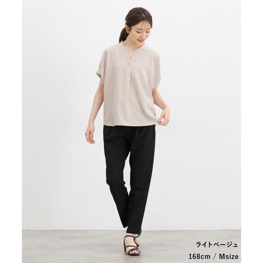 Honeys（ハニーズ） トップス ブラウス 半袖 ハニさら オフィス きれい