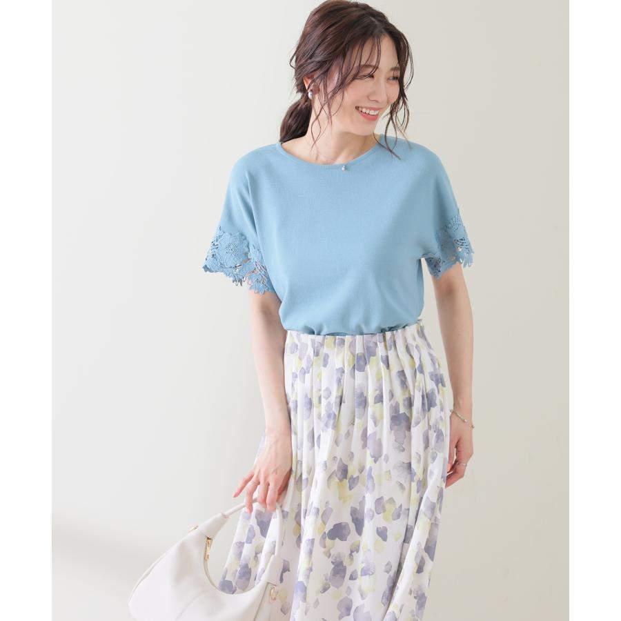 Honeys（ハニーズ） トップス ニット セーター 半袖 美冷 UVカット