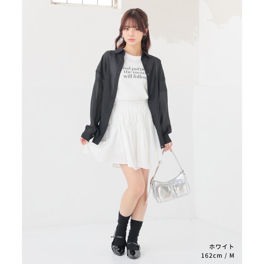 Honeys（ハニーズ） ボトムス スカート ミニスカート ミニ丈 ギャザー