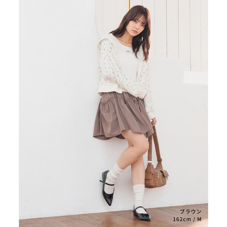 GOLDS infinity ミニスカート Honeys（ハニーズ） ボトムス スカート ミニスカート ミニ丈 ギャザー