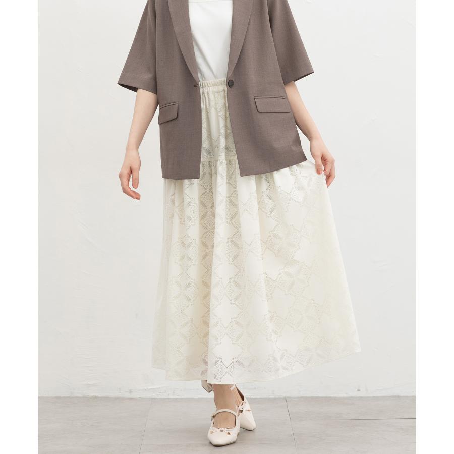 Honeys（ハニーズ） ボトムス ロングスカート ロング丈 綿混 レーヨン
