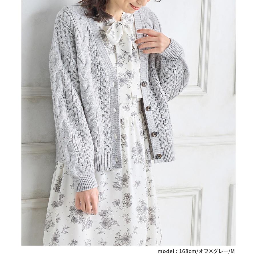Honeys ワンピース レディース 白 花柄 ボウタイ オフィス 通勤 Honeys ワンピース レディース 白 花柄 ボウタイ オフィス 通勤