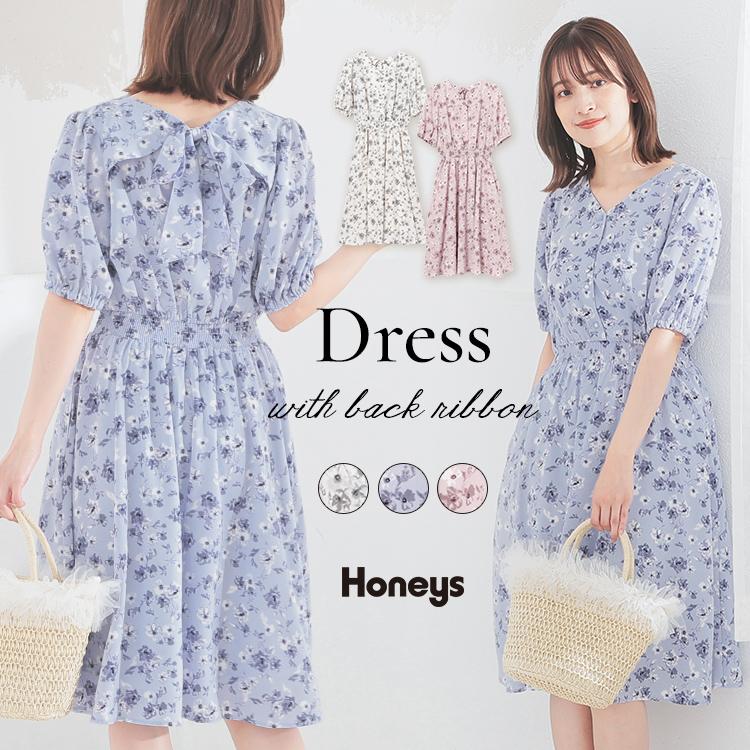 花柄チェック半袖ひざ丈ワンピース Amazon.co.jp: [ZHONGJUE] ジュージェン チェック