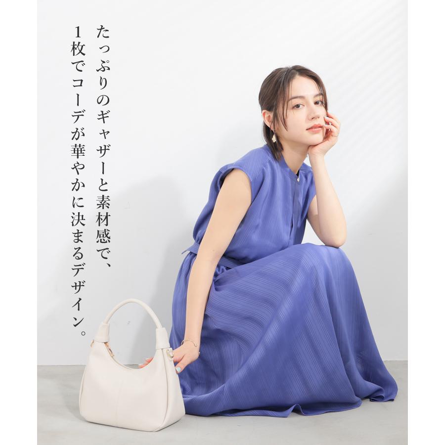 Honeys（ハニーズ） ワンピース ノースリーブ ロング丈 ノースリーブ