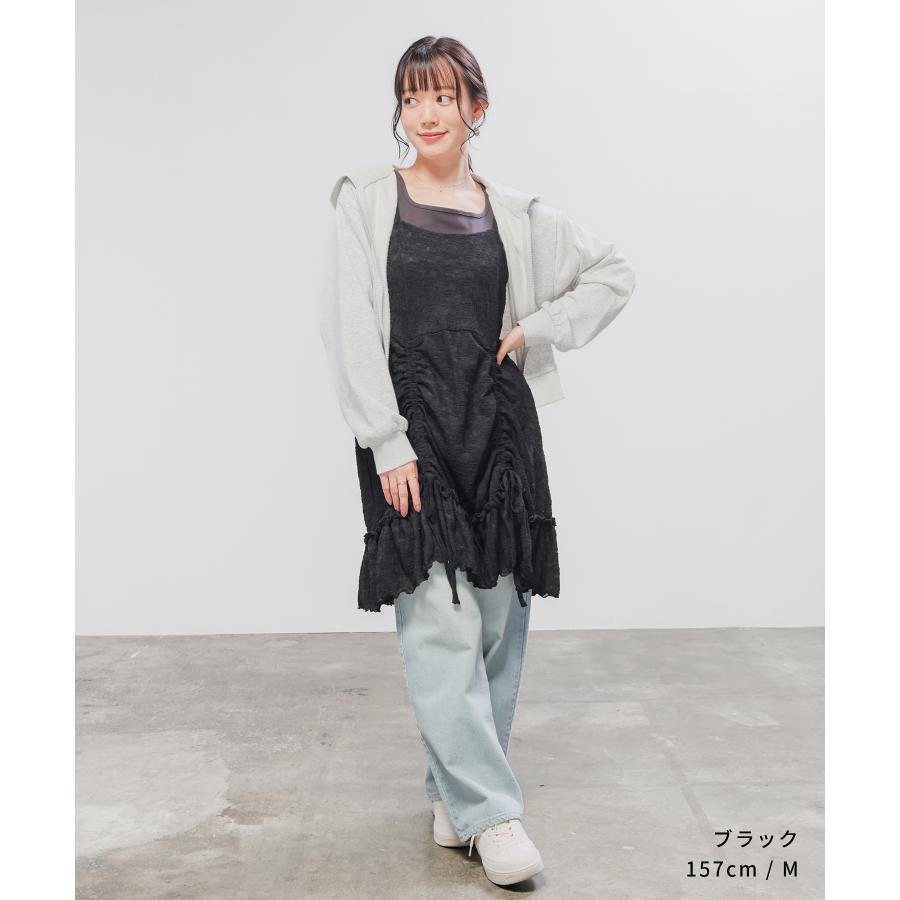 Honeys（ハニーズ） ワンピース キャミワンピース ノースリーブ ミニ丈