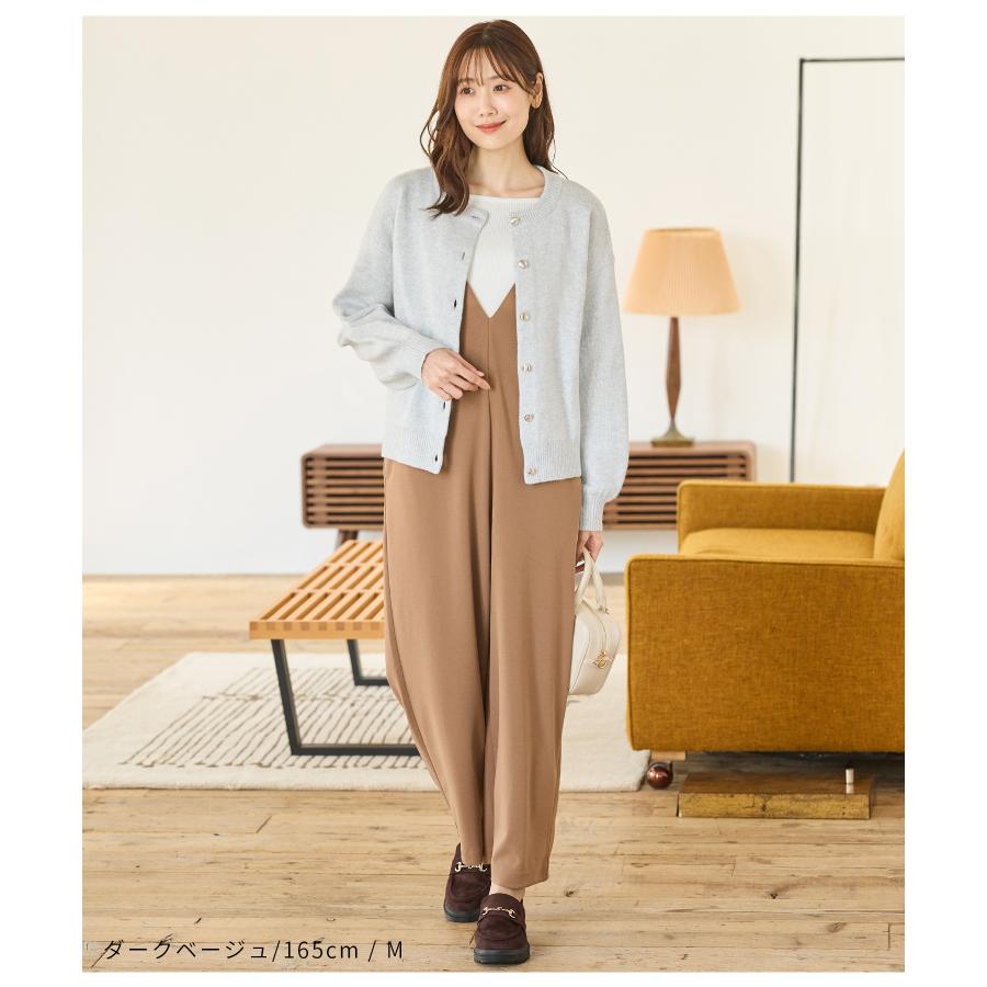 Honeys ボトムス オールインワン サロペット イージーケア シワ