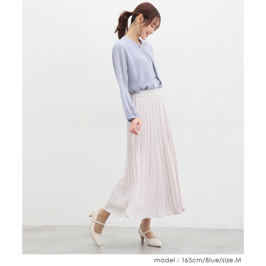 Honeys ブラウス レディース 長袖 白 黒 セレモニー オフィス Honeys ブラウス レディース 長袖 白 黒 セレモニー オフィス