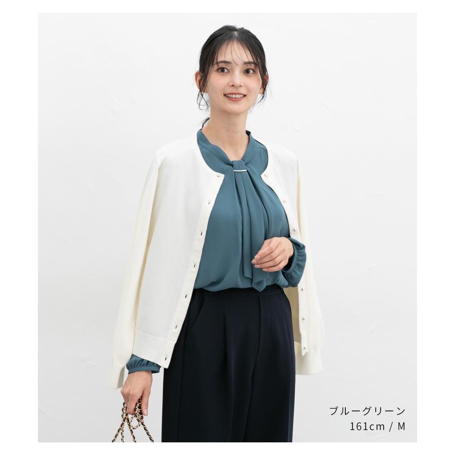 Honeys（ハニーズ） トップス ブラウス 長袖 2way 大きいサイズ 