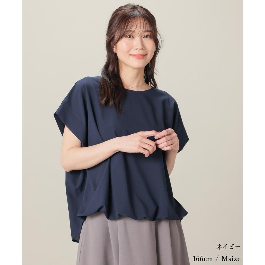 Honeys（ハニーズ） トップス ブラウス 半袖 美冷 接触冷感 バルーン