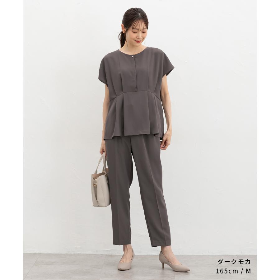 Honeys（ハニーズ） トップス ブラウス 半袖 セットアップ 大きい