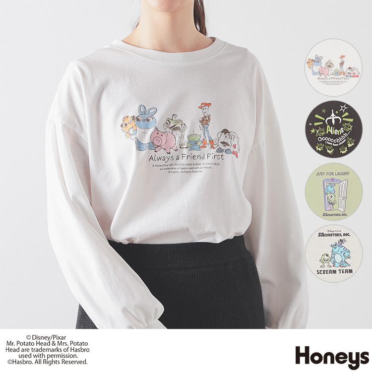 Honeys（ハニーズ） トップス カットソー 長袖 Tシャツ ロンT 長袖T