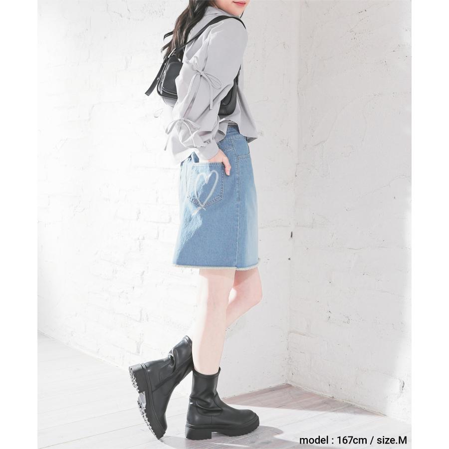 andmarry ミニデニムスカート　Sサイズ バックレースアップ マイクロミニデニムスカート|HYSTERIC