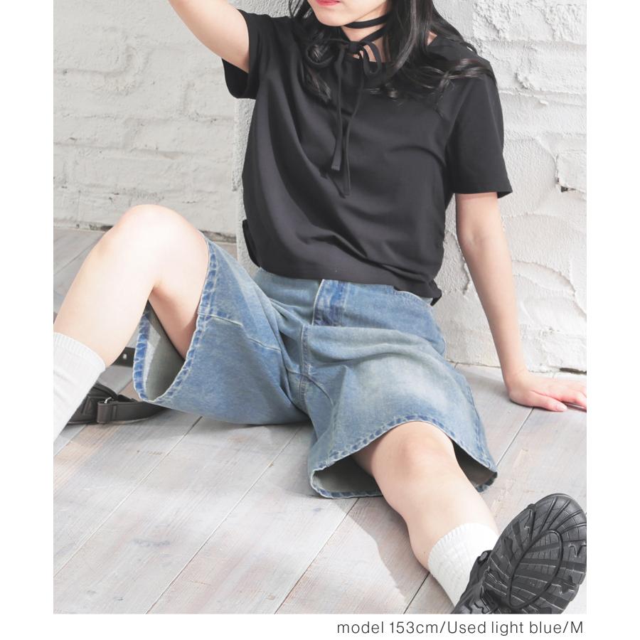 ZUMBA ハーフパンツ　デニム　グレー　Ｓ BEATJIVE ハーフパンツ レディース 膝下 五分丈 デニムパンツ