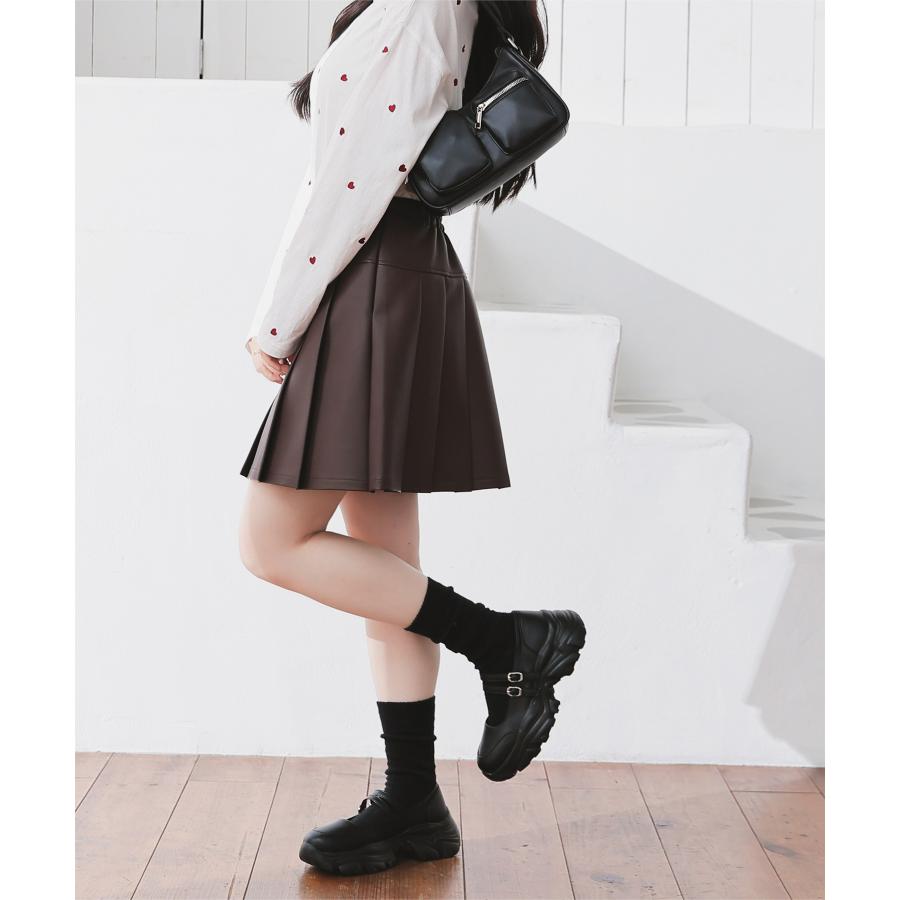 Honeys（ハニーズ） ボトムス ミニスカート ミニ丈 合皮スカート