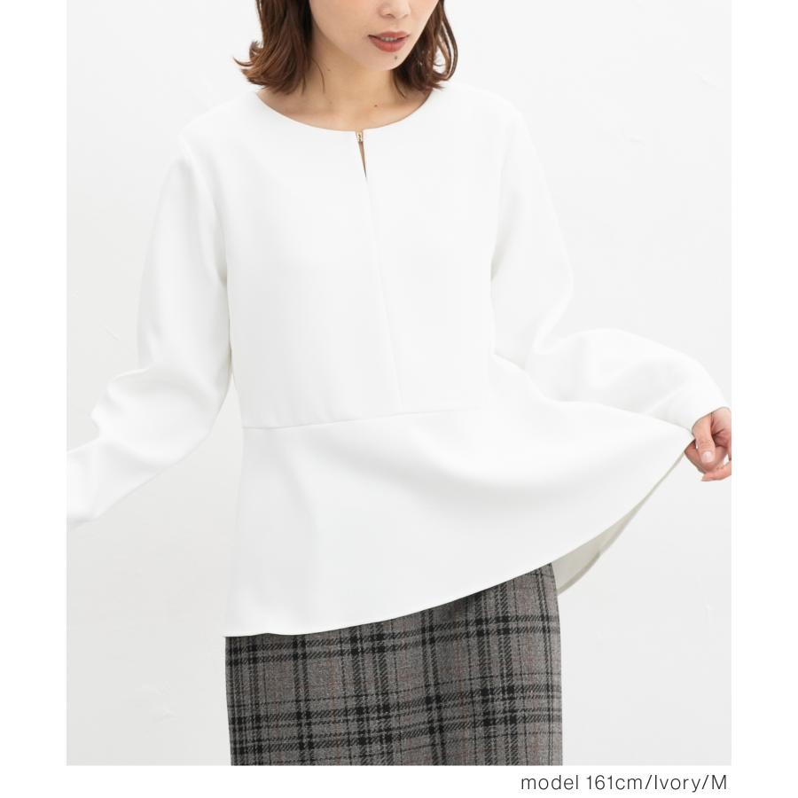 Honeys（ハニーズ） トップス ブラウス 長袖 大きいサイズ オフィス