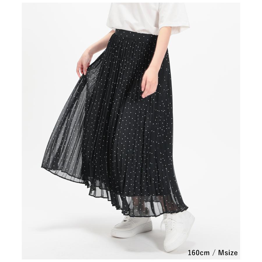 Honeys ボトムス ロングスカート 大きいサイズ 花柄 水玉 ドット Honeys ボトムス ロングスカート 大きいサイズ 花柄 水玉 ドット