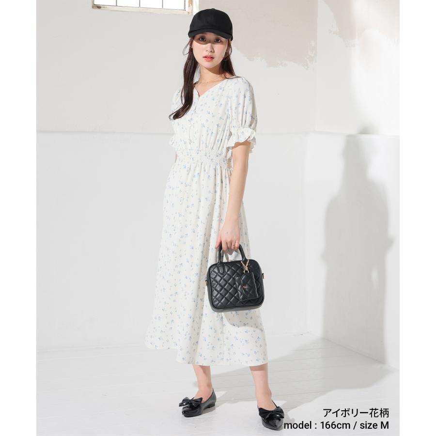 Honeys（ハニーズ） ワンピース 半袖 ロング丈 大きいサイズ ハート