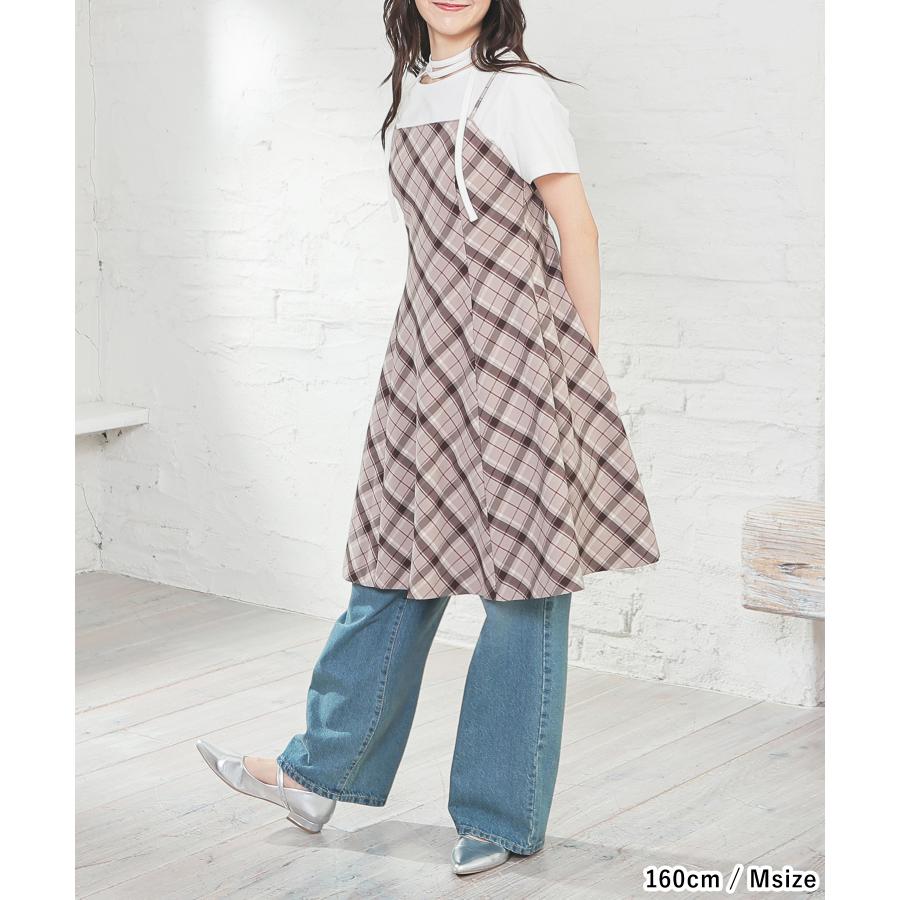 Honeys ワンピース キャミワンピース ノースリーブ ミニ丈