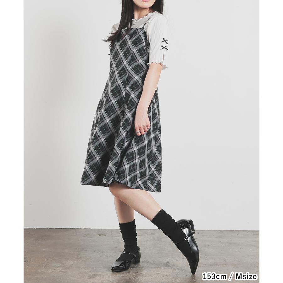 Honeys ワンピース キャミワンピース ノースリーブ ミニ丈