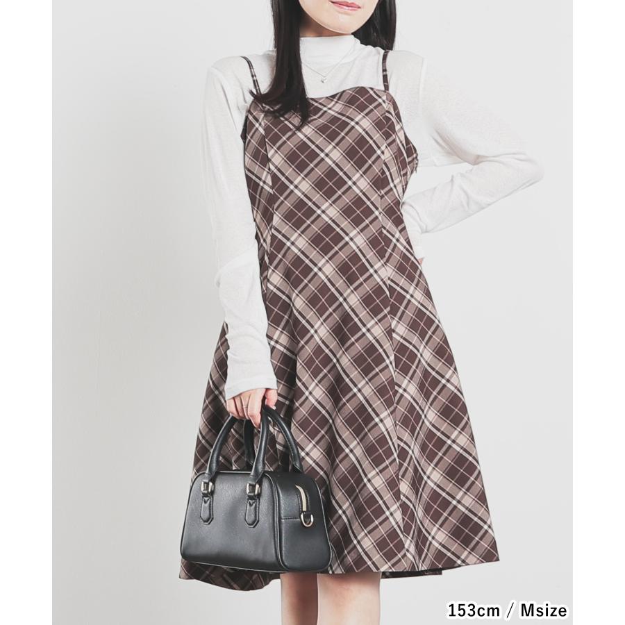 Honeys ワンピース キャミワンピース ノースリーブ ミニ丈