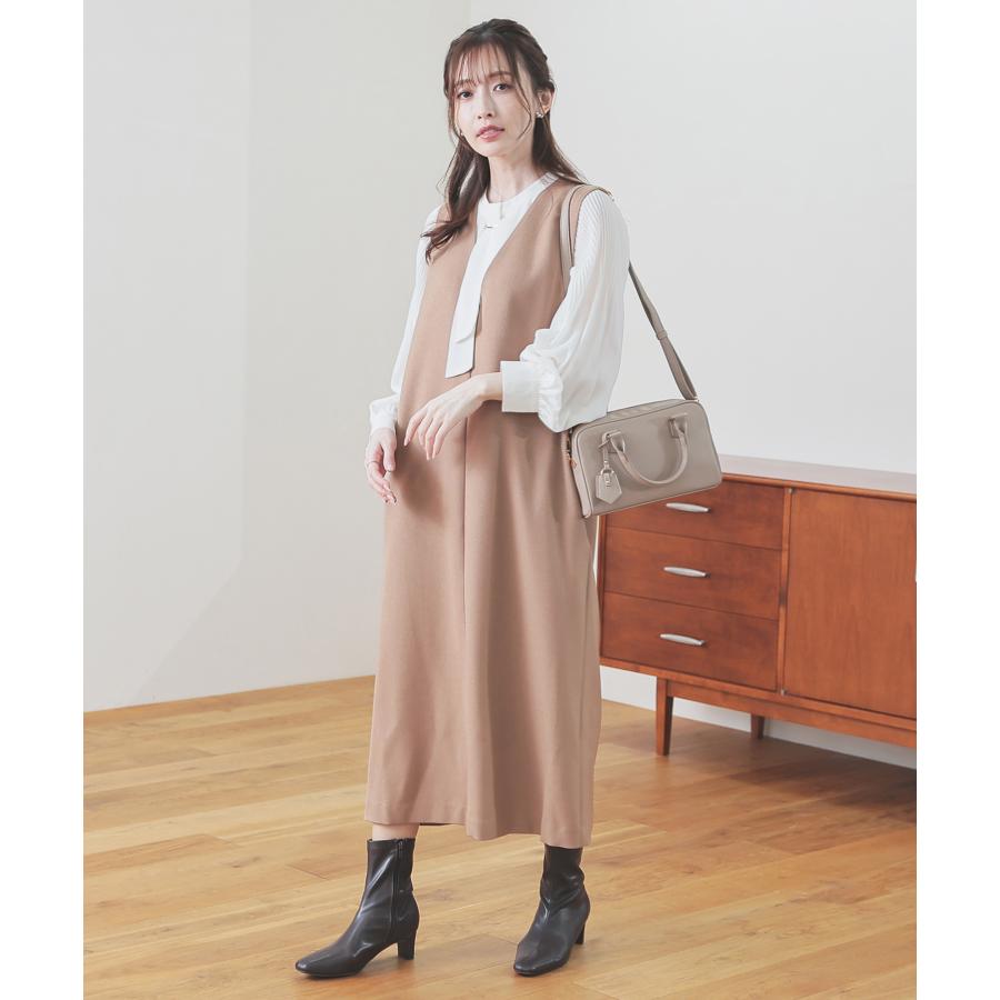 Honeys（ハニーズ） ワンピース ノースリーブ ロング丈 無地