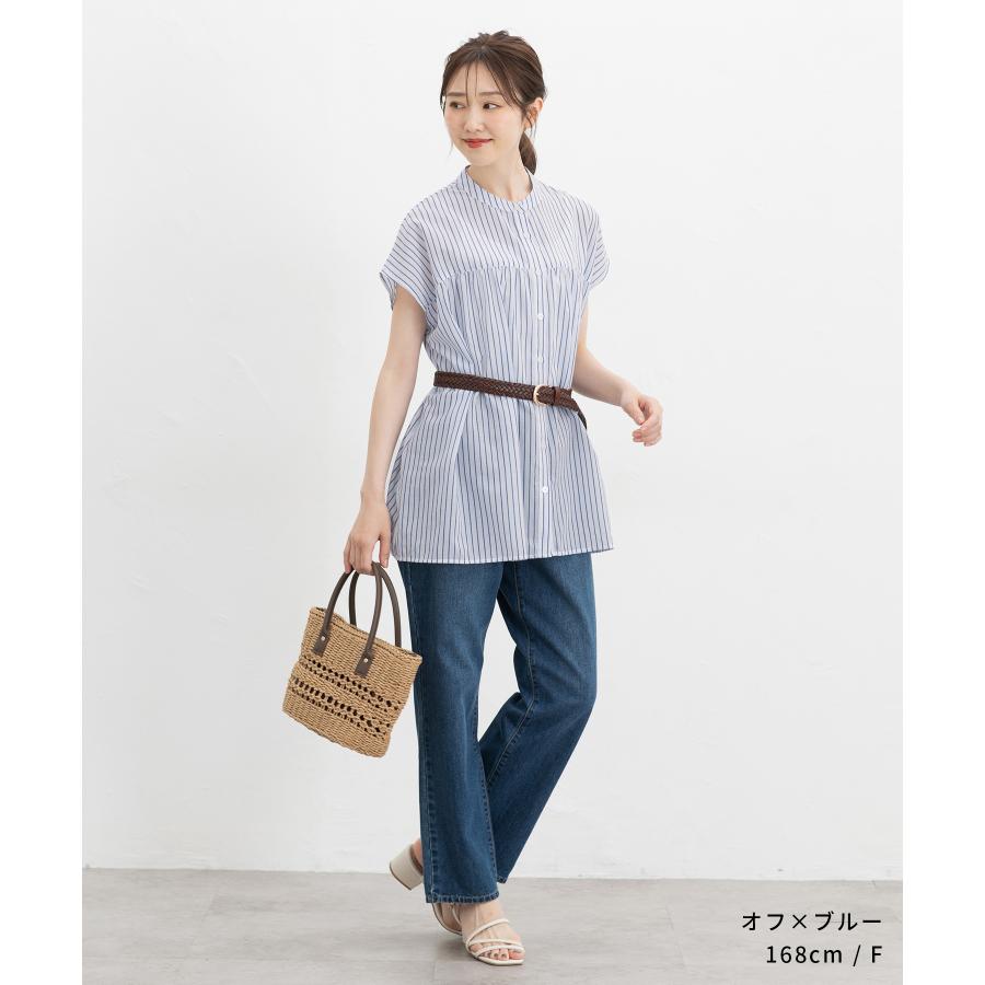 Honeys（ハニーズ） トップス ブラウス ノースリーブ ギャザー